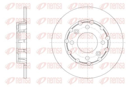 Диск гальмівний REMSA 62539.00 (фото 1)