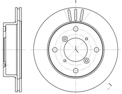Фото Диск гальмівний REMSA (639910) зображення 1
