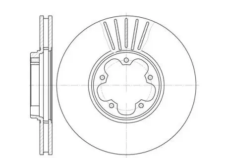Фото Тормозной диск REMSA (660910) изображение 1