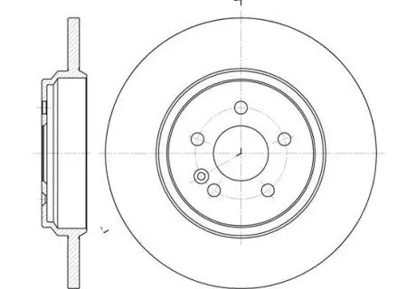 Фото Диск гальмівний (задній) MB M-class (W163) 98-05 (331х14) REMSA (663100) зображення 1