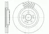 Диск гальмівний (передній) MB M-class (W163) 98-05 (345х32) (з покриттям) (вент.) REMSA (664410) зображення 1
