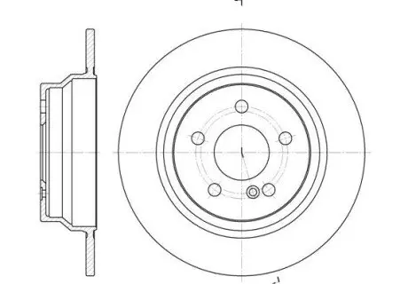 Диск гальмівний (задній) MB E-class (W211/W212/S211/S212) 02- (300x10) REMSA 678700 Купити в Україні