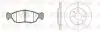 REMSA PEUGEOT К-кт гальм. колодки + диски 106 II (1A_, 1C_) 1.1 i 97-01, CITROEN SAXO (S0, S1) 1.5 D 96-03 8461.02