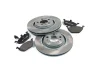 Комплект: 2 диска+ 4 колодки гальмівних 863301