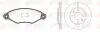 REMSA PEUGEOT К-кт гальм. колодки + диски 206 (2A/C) 1.6 i 98-00 8643.07