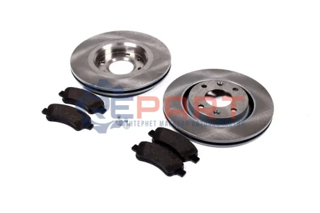 Фото Комплект: 2 диска+ 4 колодки гальмівних REMSA (884000) зображення 1