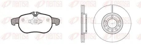 OPEL К-кт гальмівні колодки + диски передн.Vectra C, Astra H, Zafira B FIAT Croma 05- SAAB 9-3 REMSA 8888.00 Купити в Україні