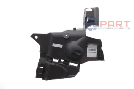 Підкрильник (передній) Dacia Duster 11- (L) (пильовик двигуна) RENAULT 638317709R