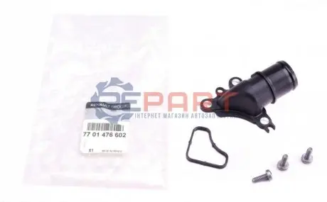 Фланець охолоджуючої рідини NISSAN PRIMASTAR, QASHQAI I, X-TRAIL II OPEL VIVARO A ESPACE IV, GRAND SCENIC II, GRAND SCENIC III, KOLEOS I, LAGUNA, LAGUNA II, LAGUNA III 2.0D 08.05 RENAULT 7701476602 Купити в Україні
