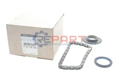 Комплект приводу масляного насоса MITSUBISHI CARISMA OPEL ARENA CLIO II, KANGOO, KANGOO EXPRESS, MEGANE I, MEGANE I CLASSIC, MEGANE SCÉNIC, SCENIC I 1.9D 01.96 RENAULT 7701478100 Купити в Україні