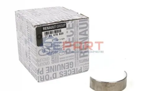 Вкладиші корінні std f9q RENAULT 7701478839 Купити в Україні