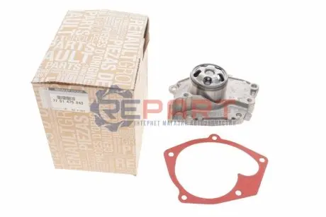 Насос охолоджуючої рідини RENAULT 7701479043 Купити в Україні