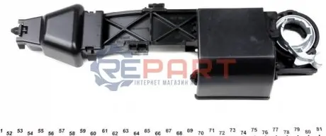 Ручка дверей NISSAN NV400 OPEL MOVANO B MASTER III 2.3D/Electric 02.10 RENAULT 806069981R Купити в Україні