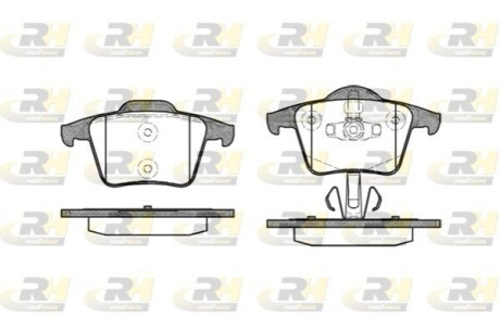 Гальмівні колодки дискові ROADHOUSE 21044.00