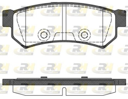 Гальмівні колодки ROADHOUSE 21048.10