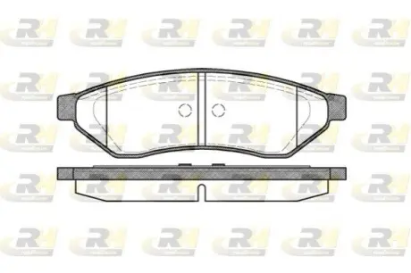 Колодки гальмівні (задні) Daewoo Evanda/Chevrolet Epica 02 ROADHOUSE 21049.00