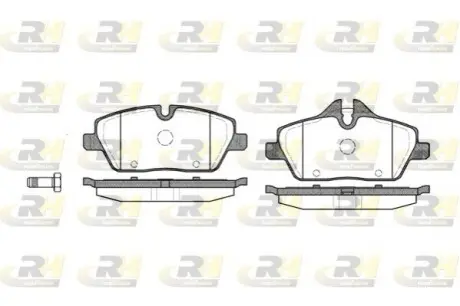 Колодки гальмівні (передні) BMW 1 (E81/E82/E87/E88) 04-13 (Trw) ROADHOUSE 21131.00