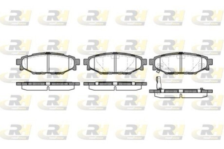 Тормозные колодки дисковые ROADHOUSE 21136.01