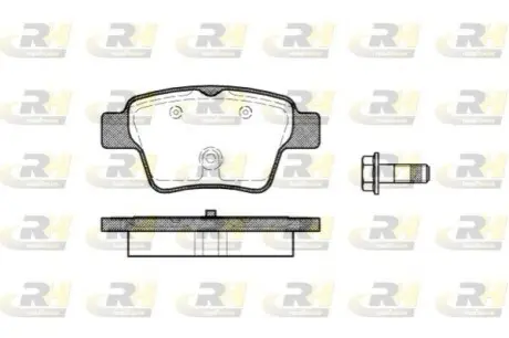 Колодки гальмівні (задні) Citroen C4 04-11/Peugeot 207 06-13/307 00-12 ROADHOUSE 21138.00
