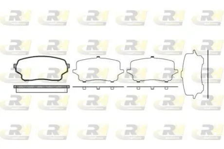 Колодки гальмівні (передні) Suzuki Grand Vitara 01-05/XL-7 01-06 ROADHOUSE 2116601 Купити в Україні
