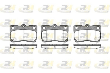 Тормозные колодки дисковые ROADHOUSE 21181.02
