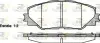 Колодки гальмівні (передні) Toyota RAV4 2.0-3.5/Prius 1.8 05 ROADHOUSE (21234.00) зображення 1