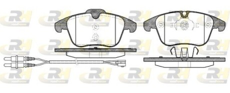 Гальмівні колодки ROADHOUSE 21249.01