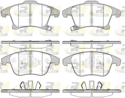 Тормозные колодки дисковые ROADHOUSE 21249.22