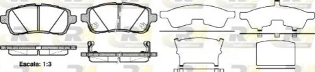 Колодки гальмівні (передні) Suzuki Swift 10 ROADHOUSE 21281.02