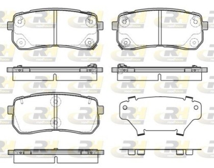 Гальмівні колодки ROADHOUSE 21288.12