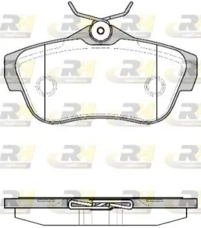 Колодки гальмівні (задні) Fiat Scudo/Peugeot Expert 1.6D/2.0D 07 ROADHOUSE 21299.00