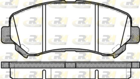 Гальмівні колодки ROADHOUSE 21318.00