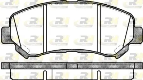 Тормозные колодки дисковые ROADHOUSE 21318.00