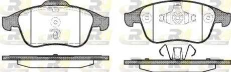 Колодки гальмівні (передні) Renault Megane III/Laguna III 1.5dCi/2.0dCi 07 ROADHOUSE 21350.00