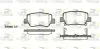 Колодки гальмівні (задні) Toyota Avensis 08-18 (з прижимною пластиною) ROADHOUSE (21403.02) зображення 1