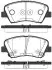 Колодки гальмівні (передні) Hyundai Elantra 10-/ i30 11-/ Kia Ceed 12 ROADHOUSE (21412.32) зображення 1