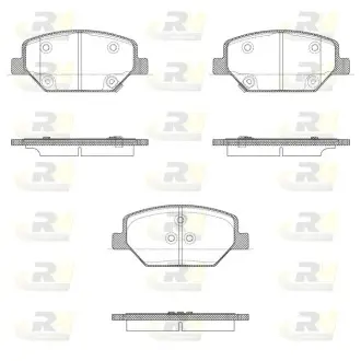 Фото Гальмівні колодки ROADHOUSE (21631.02) зображення 1