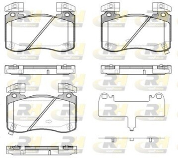 Гальмівні колодки дискові ROADHOUSE 21813.02 (фото 1)