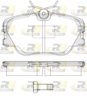 Гальмівні колодки дискові ROADHOUSE 2189.00
