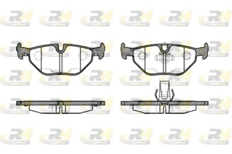 Колодки задние, BMW 5 E39 ROADHOUSE 2265.15