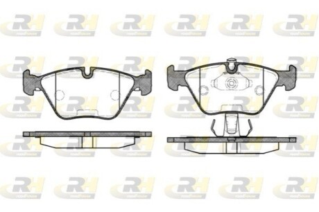 Гальмівні колодки, дискове гальмо (набір) ROADHOUSE 2270.25