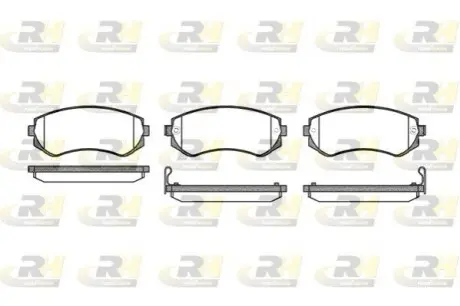 Колодки гальмівні (передні/задні) Nissan Almera I/Patrol GR V Wagon 95- 02 ROADHOUSE 2317.12