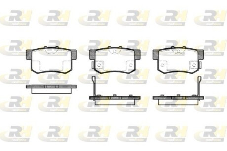 Тормозные колодки дисковые ROADHOUSE 2325.02