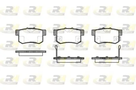 Тормозные колодки дисковые ROADHOUSE 2325.02