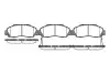 Колодки гальмівні (передні) Honda Accord V/VI 93-03/Civic 97-01 2351.32