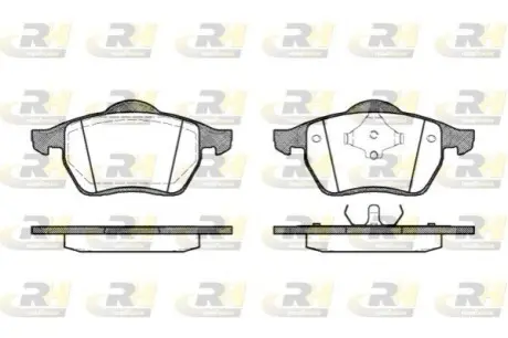 Тормозные колодки дисковые ROADHOUSE 2390.00