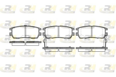 Тормозные колодки дисковые ROADHOUSE 2405.02