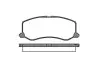 Гальмівні колодки, дискове гальмо (набір) 2410.00