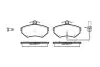 Колодки гальмівні (передні) Audi A4 94-08/Seat Exeo 08-13/VW Passat B5 96-00 (+датчики) ROADHOUSE (2631.12) зображення 1