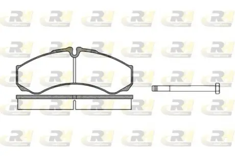 Тормозные колодки дисковые ROADHOUSE 2651.00